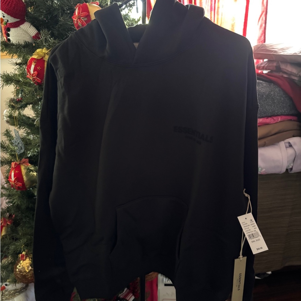 Essentials Light Oat Pullover With Black Logo,Als… - image 5